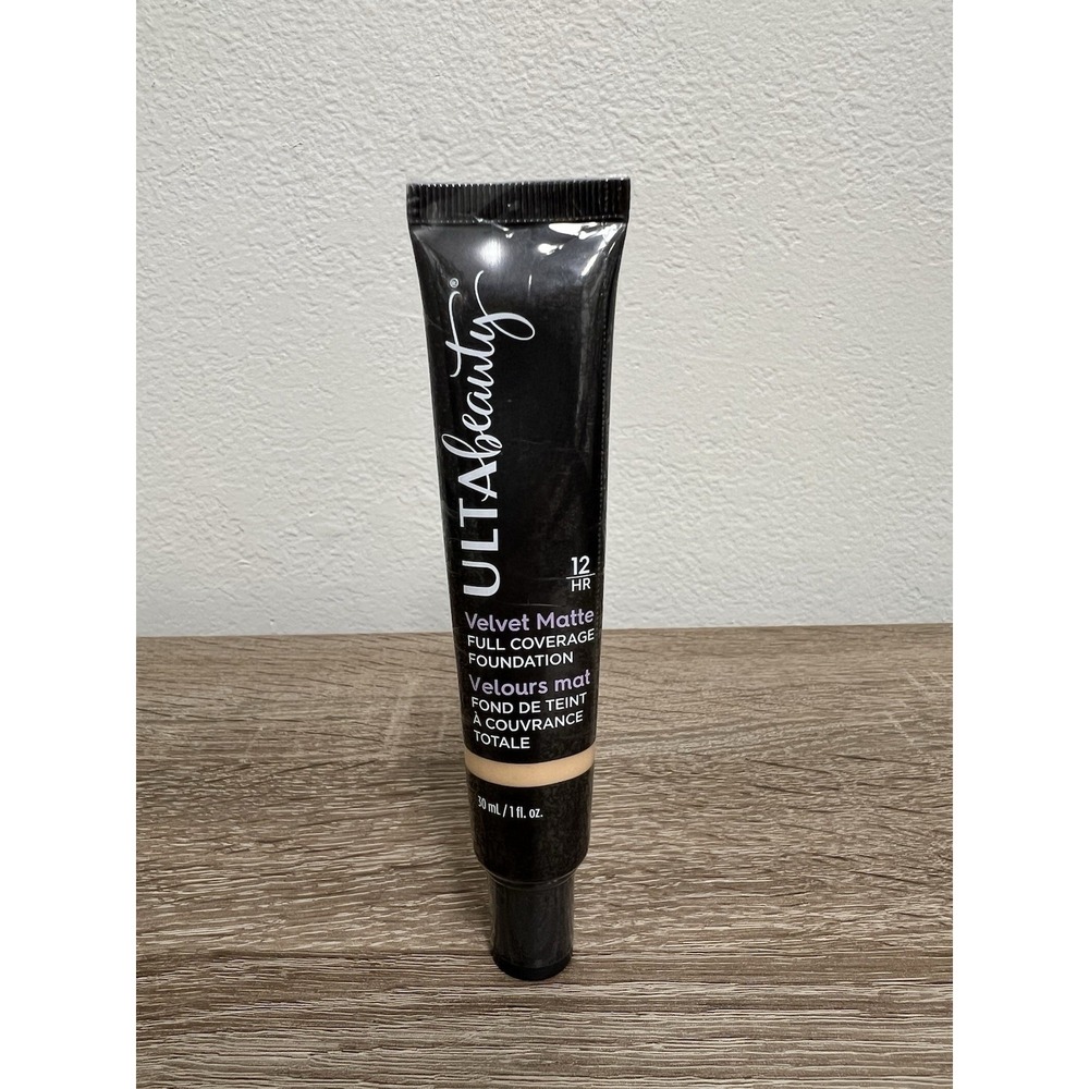 Ulta Beauty Velvet Matte Full Coverage Foundation 1oz Shade Light Warm New